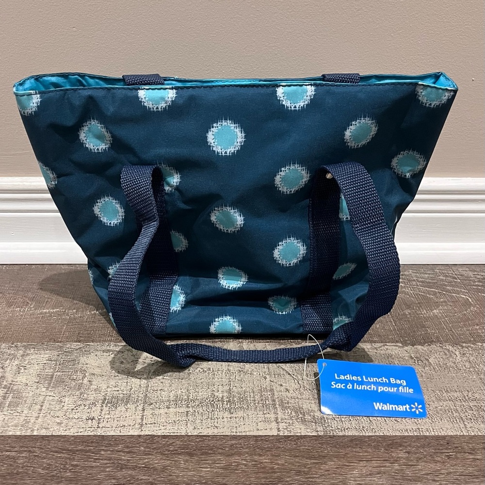 *NEW* Blue Patterned Ladies Lunch Bag